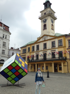 Rubik's Cube in Cieszyn.